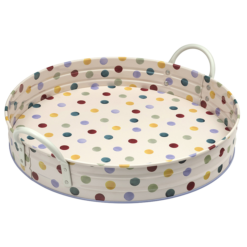 round tray with handles