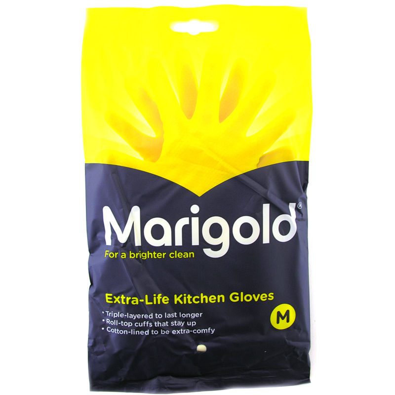 Marigold Washing Up Gloves Small Medium Large Yellow Rubber Heavy Duty 