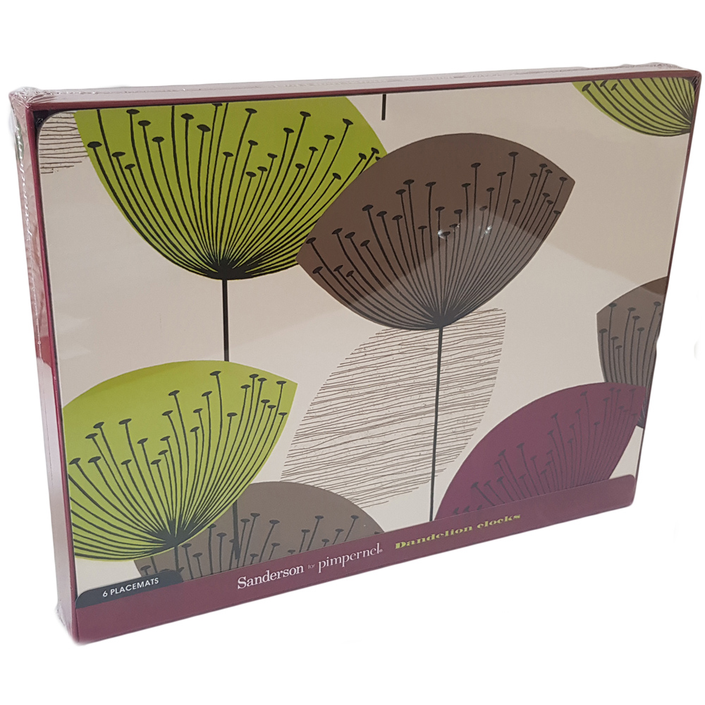 Pimpernel Dandelion Clocks CorkBacked Placemats Set of 6 eBay