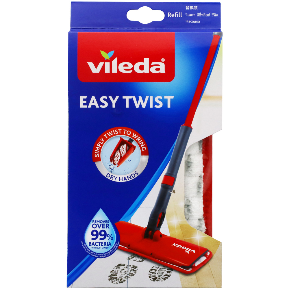 Vileda Easy Twist Flat Mop choose MOP or REFILL (1 Supplied) Microfibre Head eBay